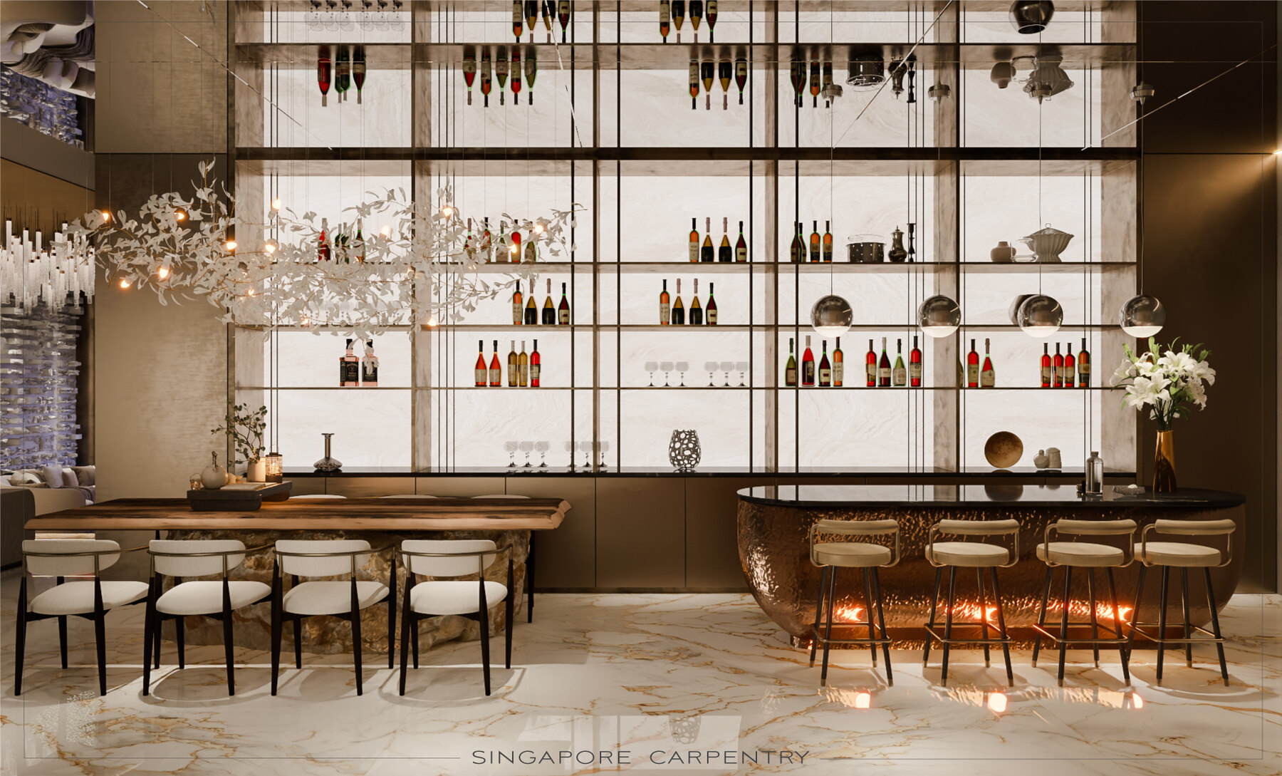 Mandarin Gardens, Condominium by Singapore Carpentry