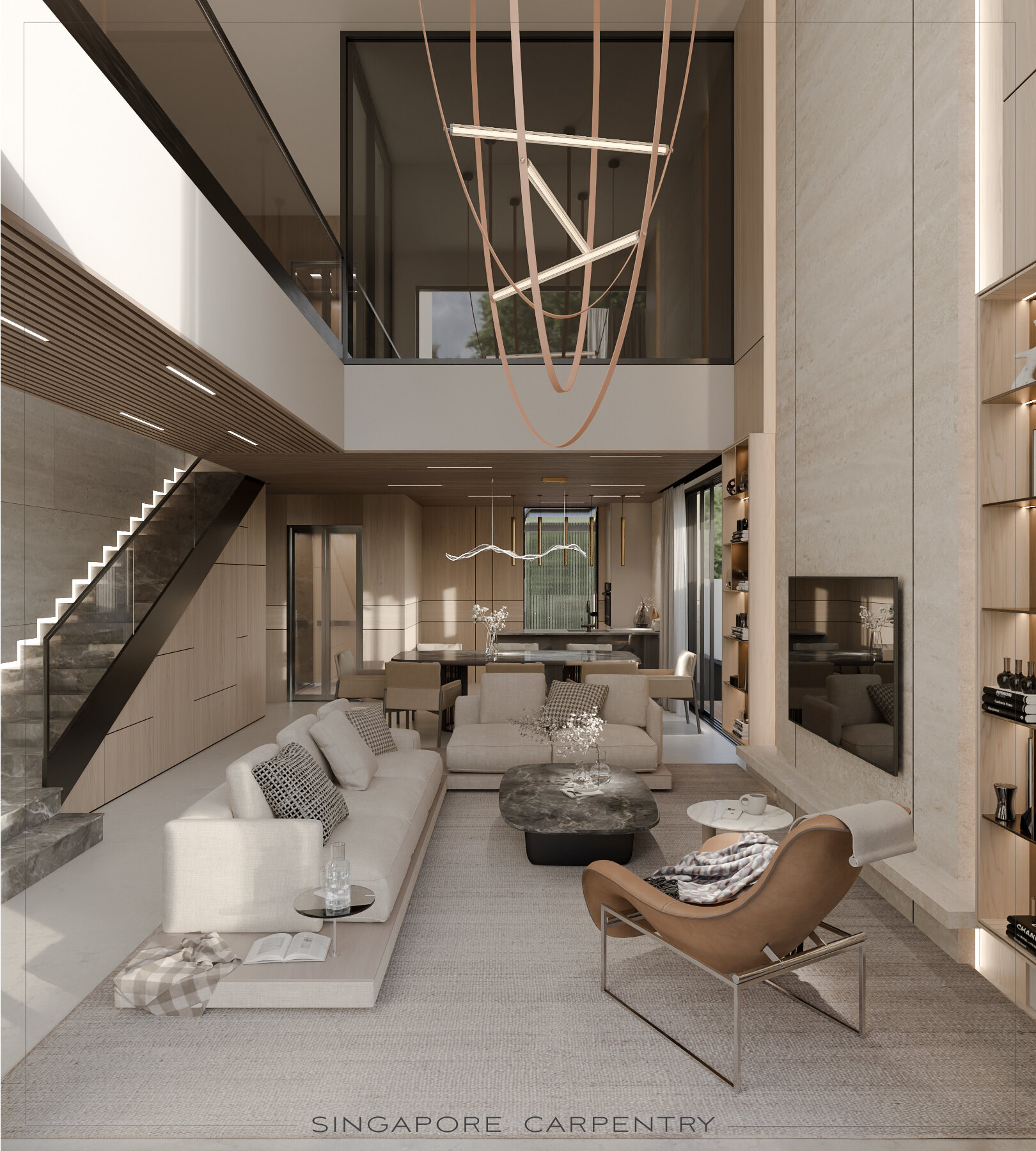 Pollen Collection, Private Residence by Singapore Carpentry
